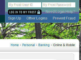 my frost online banking at frostbank com