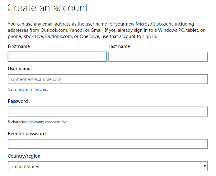 T my can email msn account sign i into MSN password,