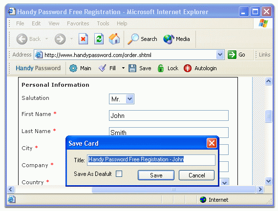 Handy Password