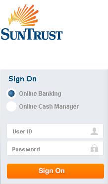 suntrust online banking login