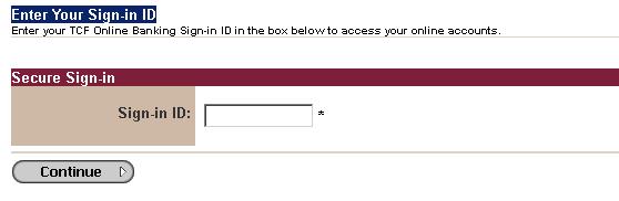 tcf online banking sign-in