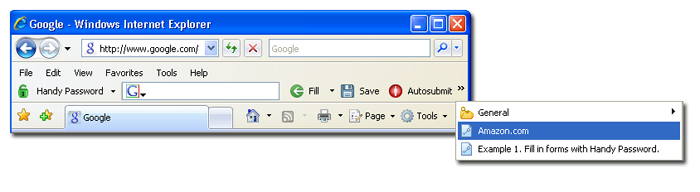 Handy Password manager for MS Windows