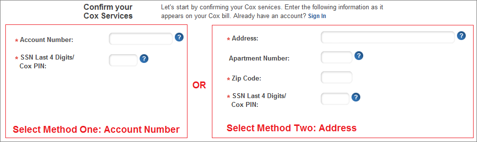 Cox Email Sign In: Registration