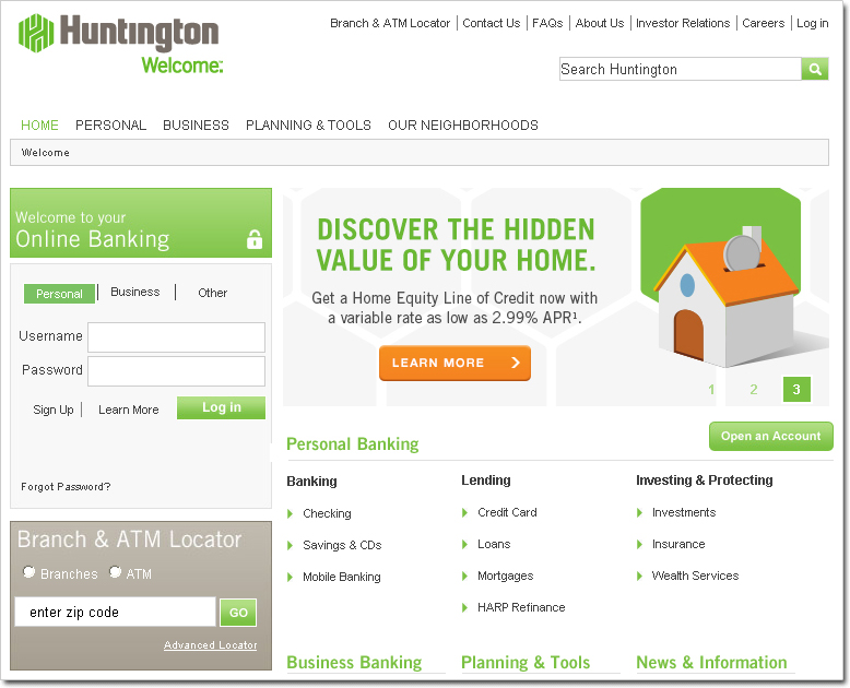 Huntington Online Banking Login: Sign In Automatically