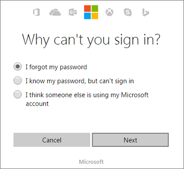 MSN Account Sign In Cannot Access